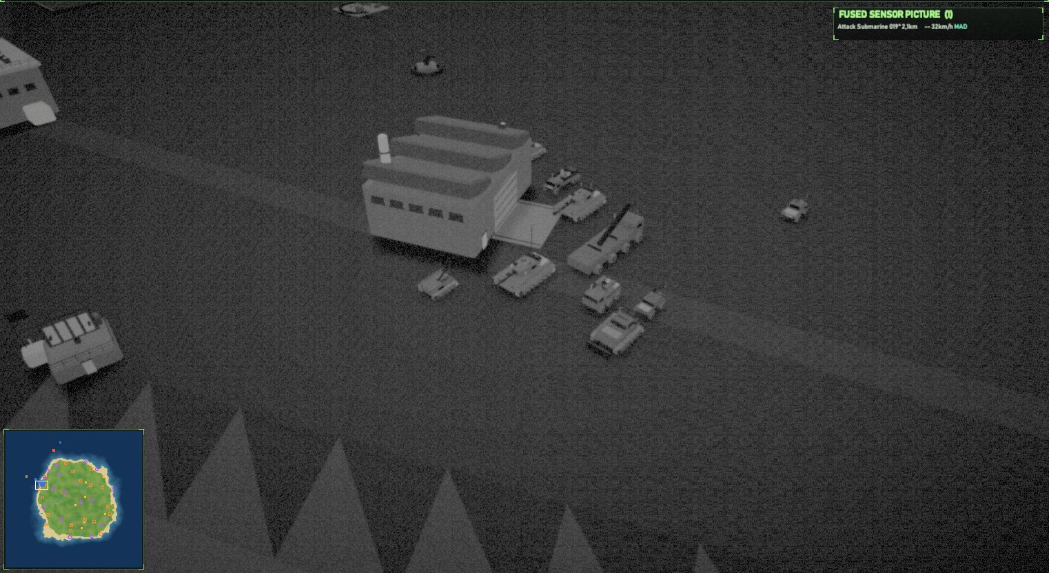 The thermal vision mode