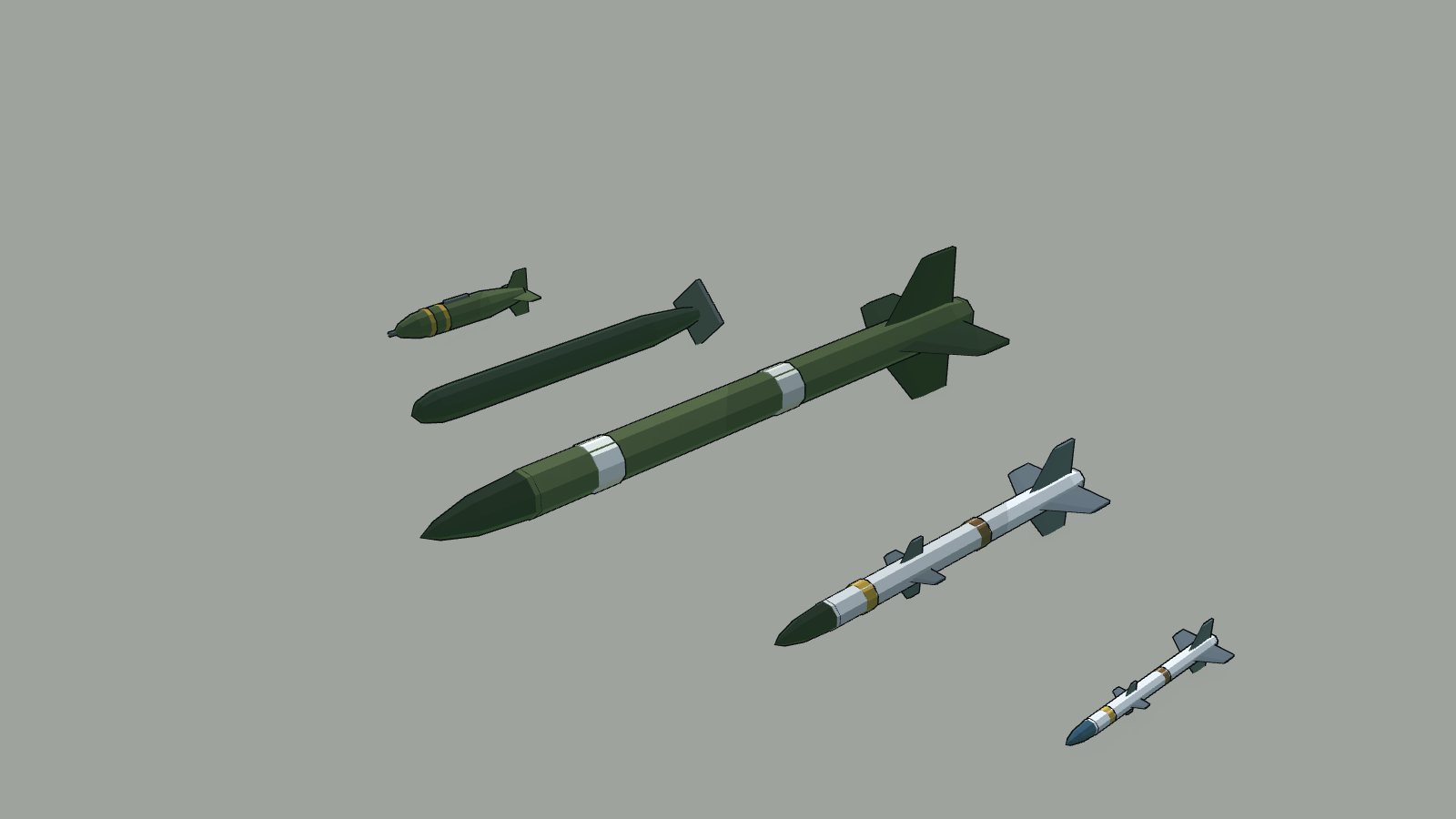 Missiles and bombs